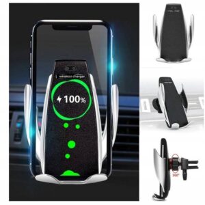 Car holder with smart QI induction charger