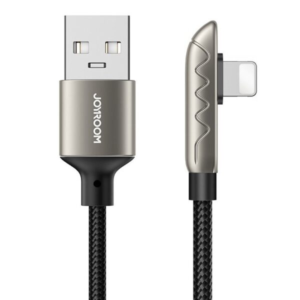 Cable USB Joyroom gaming Lightning 2,4A 1,2m (S-1230K3) silver 6941237155573