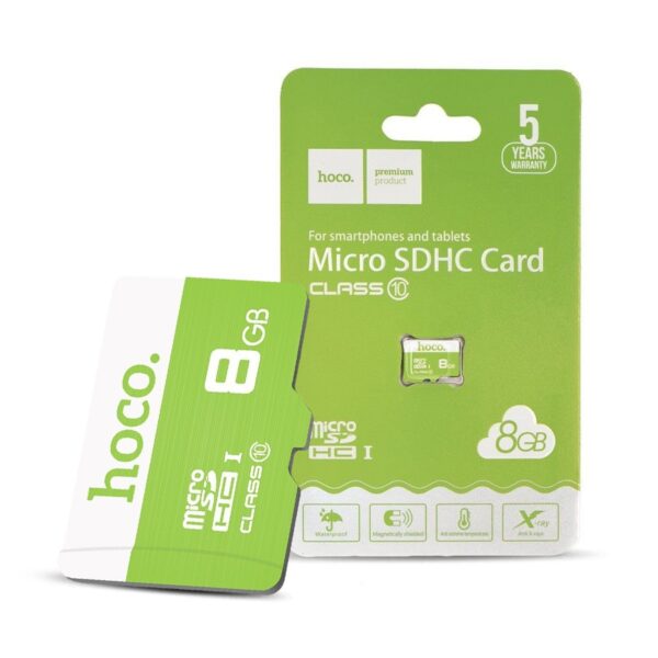 Memory card HOCO microSD TF High Speed Memory Class 10 8GB 6957531085799