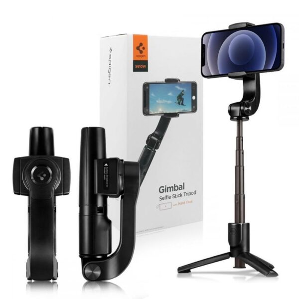 SPIGEN S610W GIMBAL WIRELESS SELFIE STICK BLACK 8809710757653