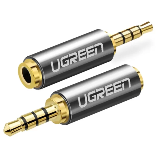 Adapter Ugreen audio jack 2.5mm male/ jack 3.5mm female (20501) black 6957303825011