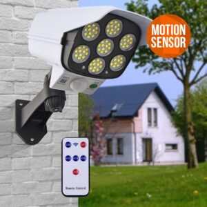 Dummy solar camera motion sensor