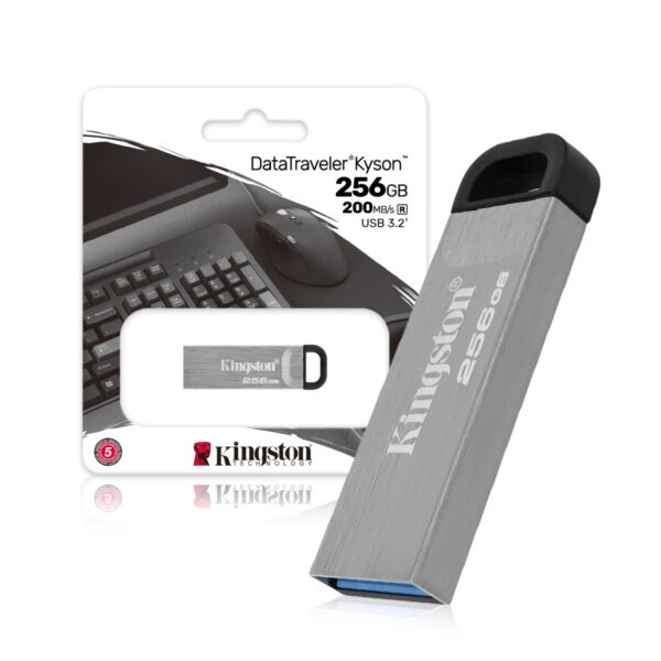 Pendrive Kingston DT Kyson (256GB USB 3.0) metalic 740617309195