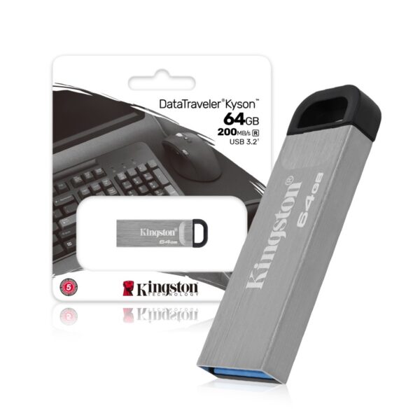 Pendrive Kingston DT Kyson 64GB USB 3.0 metal 740617309102