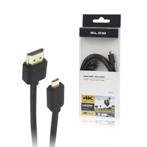 Cable BLOW HDMI - micro HDMI PROFESSIONAL 4k 1.5m