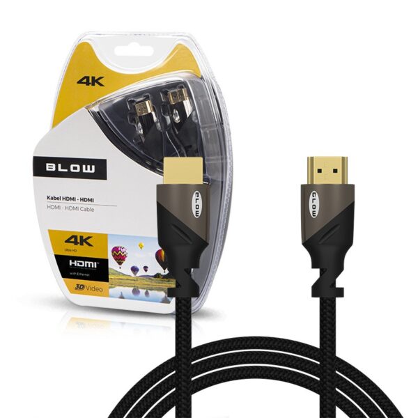 Cable BLOW HDMI - HDMI PREMIUM 5m 4k 2.0 black