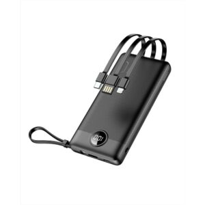 Power bank VEGER C10 10 000mAh (Micro + Type C + Lightning 8-pin) (W1116) black 6970453554204