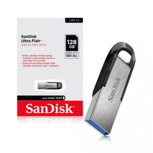 Pendrive SanDisk 128GB ULTRA FLAIR USB 3.0 silver 619659136710