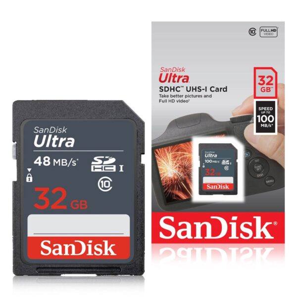 Memory Card SanDisk 32GB SDHC Ultra 100 MB/s 6196591852750