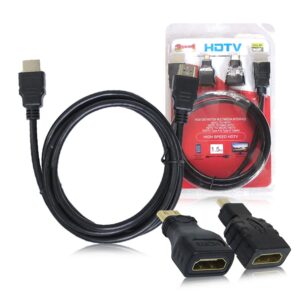 Adapter 3in1 1.5 m HDMI mini mikro