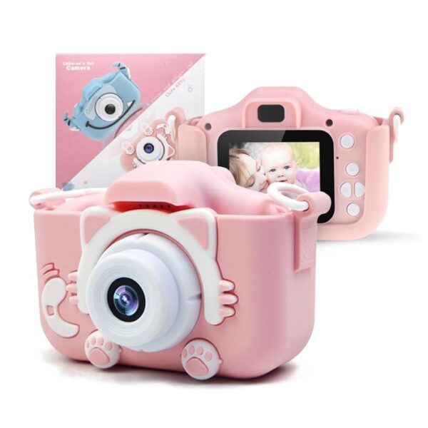 DIGITAL MINI CAMERA FOR KIDS CAT PINK