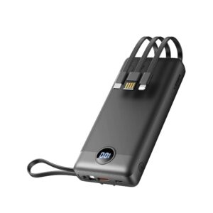 Power bank VEGER C20 20 000mAh (Micro + Type C + Lightning 8-pin) (W2047) black 6970453554211