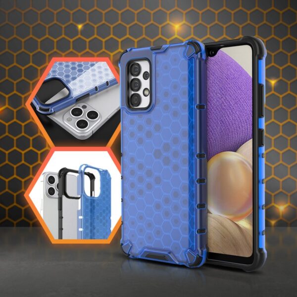 Back Case Honeycomb Samsung S21+ 5G (S21 Plus 5G) blue 9111201917286