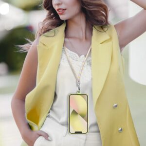 Pendant SWING for mobile phone with adjustable length light yellow-grey 5903396157486