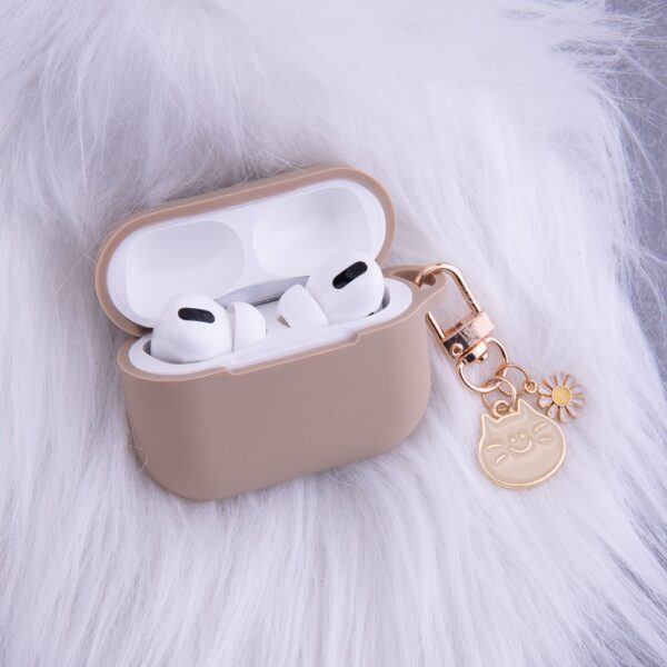 Airpods Pro Case with pendant beige 5900495994608