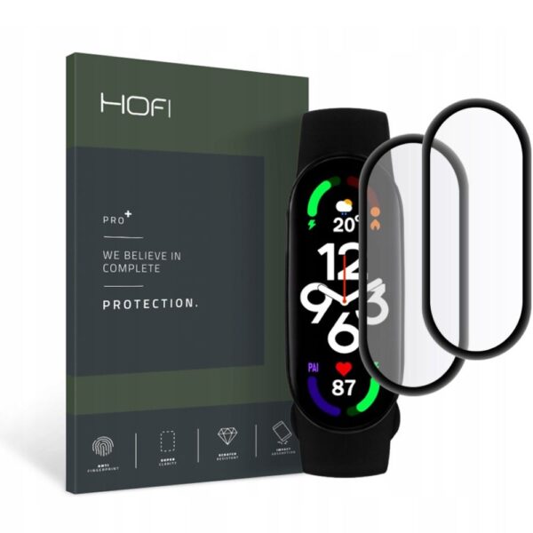 HYBRID GLASS HOFI HYBRID PRO+ 2-PACK XIAOMI MI SMART BAND 7 BLACK 9589046923722