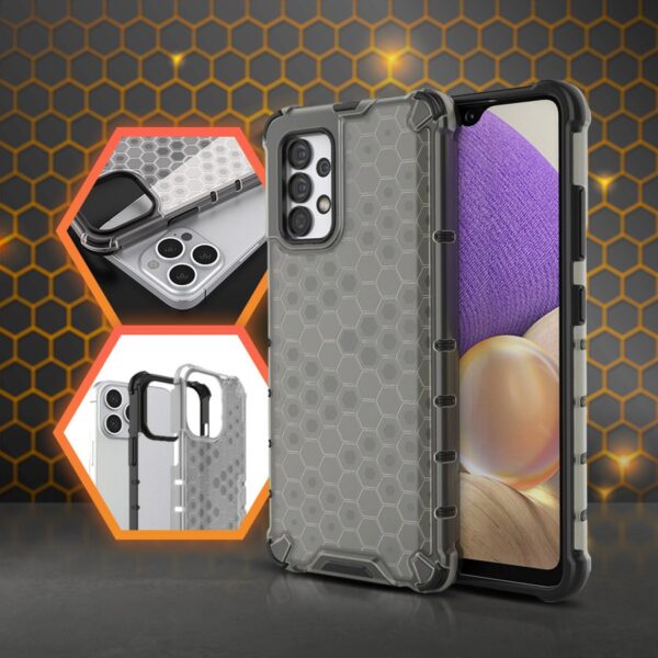 Back Case Honeycomb Samsung A73 black 9145576244661