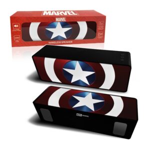 Portable wireless speaker 10W 2.1 Captain America 001 red