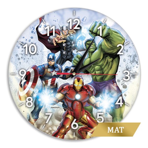 Matt Wall Clock Avengers 001