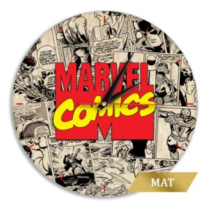 Matt Wall Clock Marvel 001