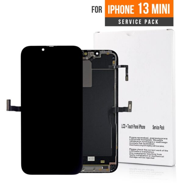 LCD + Touch Screen iPhone 13 Mini black Service Pack