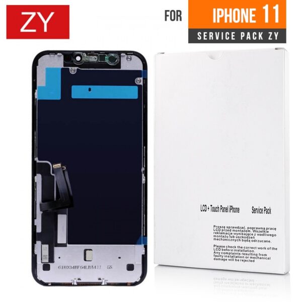 LCD + Touch Screen iPhone 11 black Service Pack ZY