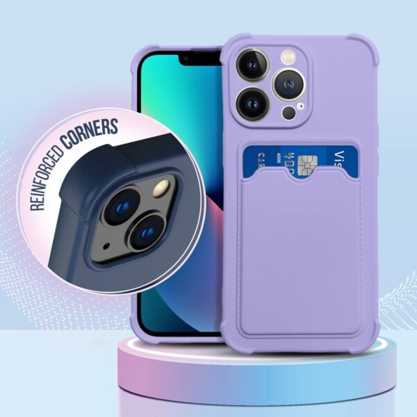 Armor Card Case iPhone 12 Pro purple 9145576235355