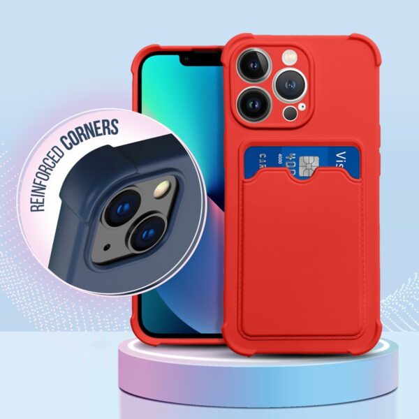 Armor Card Case Xiaomi Redmi Note 10/ Redmi Note 10S red 9145576236277