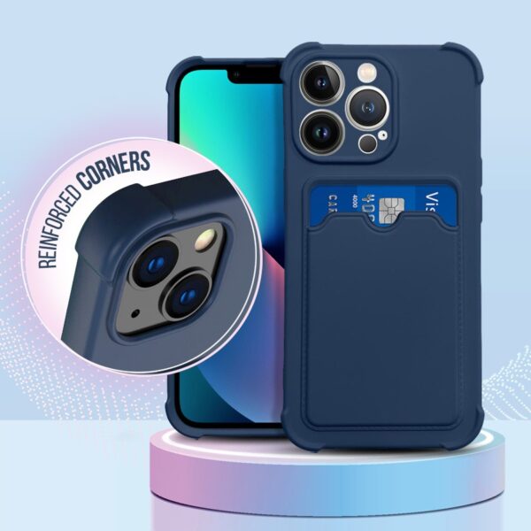 Armor Card Case Xiaomi Redmi Note 10/ Redmi Note 10S dark blue 9145576236321