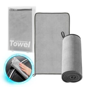 Microfiber towel for drying the car Baseus 40 cm x 80 cm (CRXCMJ-A0G) gray 6953156220881