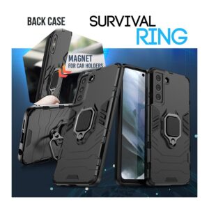 Back Case Survival Ring Samsung S22+ (S22 Plus) black 9145576245095