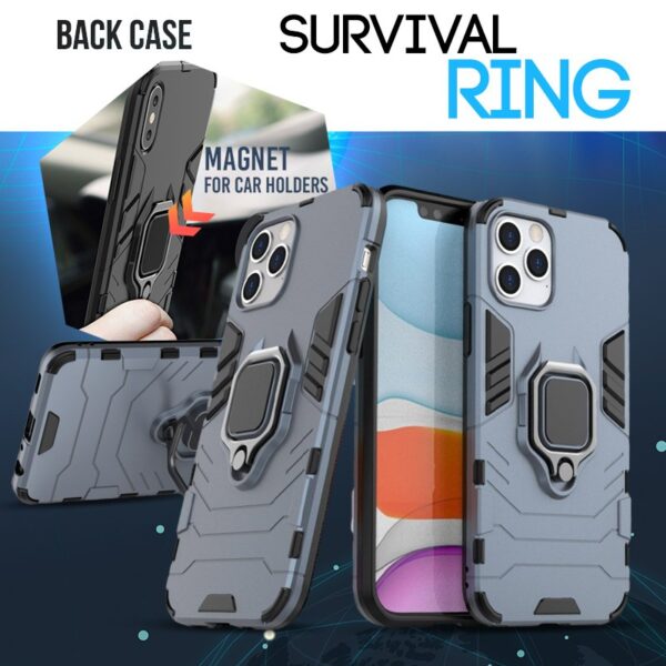 Back Case Survival Ring iPhone 12 mini blue 9111201914537