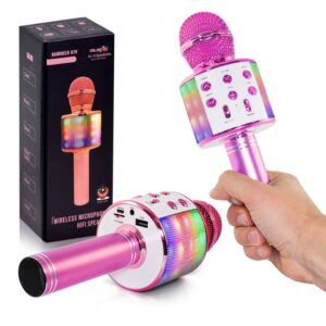 MICROPHONE WS858S ILLUMINATED PINK