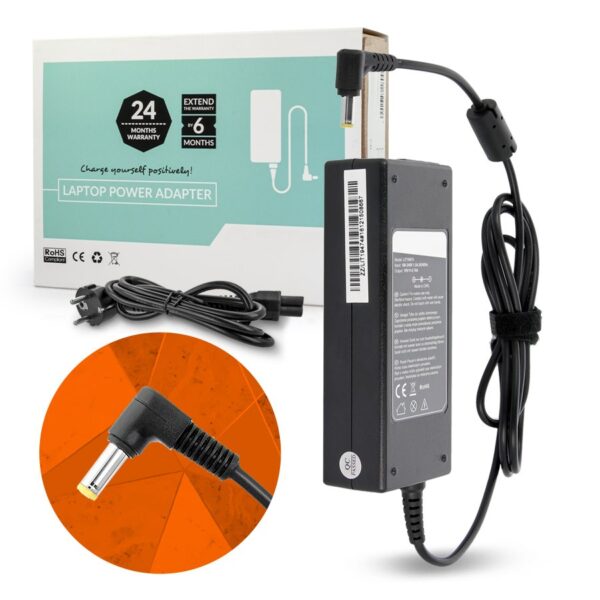 Power Supply 19v 4.74a (5.5x2.5) 90W Asus Toshiba MSI Packard Bell ZZ/LIT19474 5902687180745