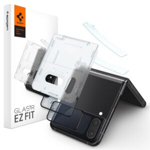 TEMPERED GLASS SPIGEN GLASS FC ”EZ FIT” + HINGE FILM 2-PACK GALAXY Z FLIP 4 BLACK 8809811867466