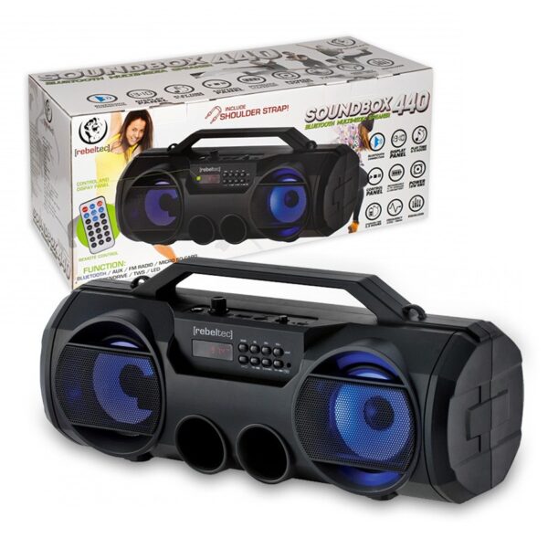 Bluetooth speaker Rebeltec SoundBOX 440 black 5902539601398