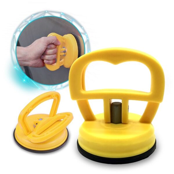 Suction cup for removing dents in the car body