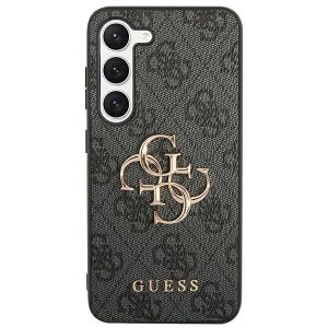 GUESS Hardcase GUHCS24L4GMGGR Samsung S24 Ultra Leather 4G Metal Logo black 3666339241209