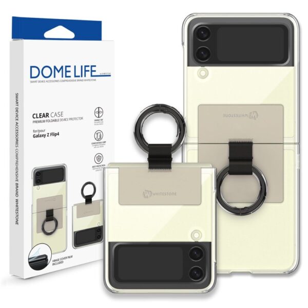 WHITESTONE CLEAR CASE RING GALAXY Z FLIP 4 BEIGE 8809365407217