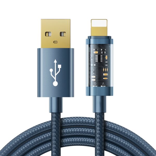 Cable USB Joyroom Lightning 2,4A 20W 1,2m (S-UL012A12) blue 6941237196446