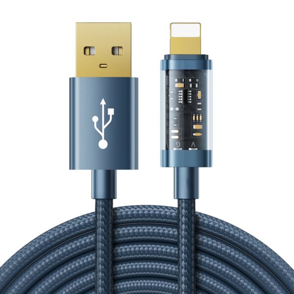 Cable USB Joyroom Lightning 2,4A 20W 2m (S-UL012A20) blue 6941237196453