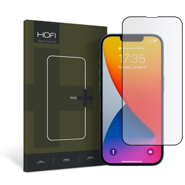 TEMPERED GLASS HOFI GLASS PRO+ IPHONE 13 / 13 PRO / 14 BLACK 9589046924859