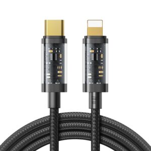 Cable USB Joyroom Type C - Lightning PD 20W 1.2m (S-CL020A12-black) black 6941237196323