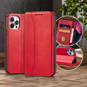 Smart Fancy Elegance iPhone 13 Pro Max with card slot red 9145576249659