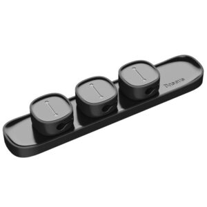 Magnetic cable organizer Baseus Peas ACWDJ-01 black 6953156254978