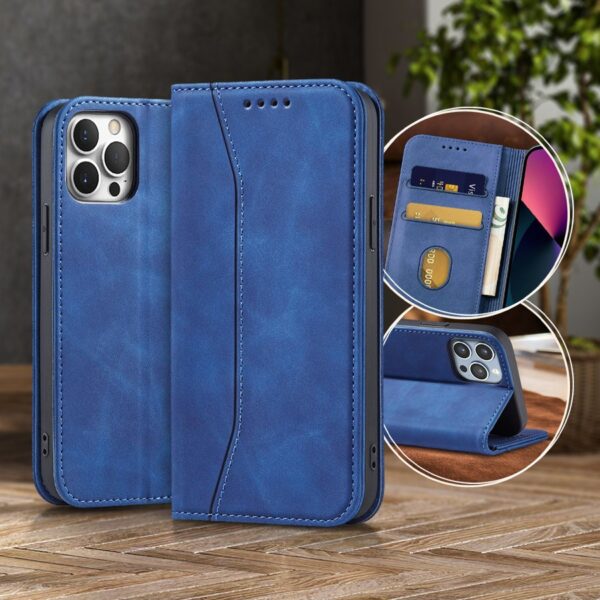 Smart Fancy Elegance Samsung S22+ (S22 Plus) with card slot blue 9145576249956