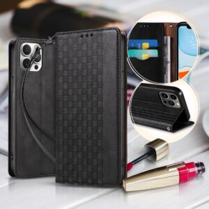 Wallet Strap Case iPhone 12 black 9145576250068