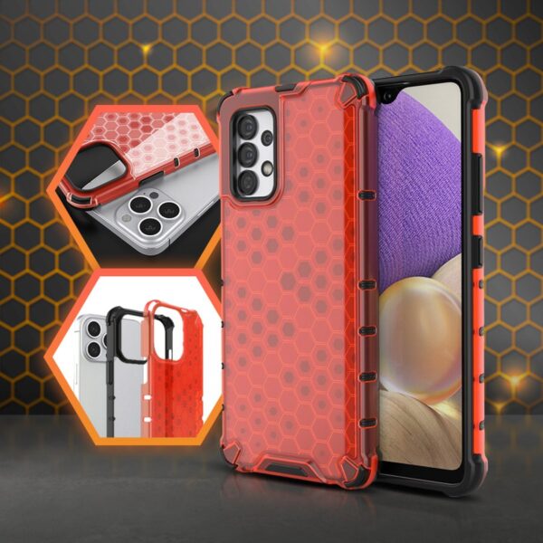 Back Case Honeycomb Xiaomi Redmi K40 Pro+/ K40 Pro/ K40/ Poco F3 red 9111201932128