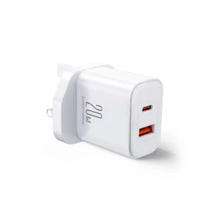 Charger UK Joyroom FlashSeries JR-TCF05 20W USB-A USB-C white 6956116776749