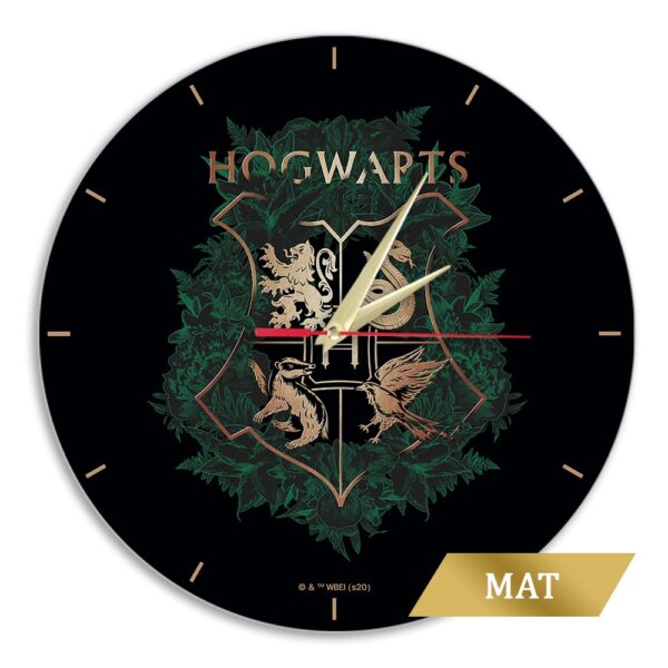 Matt Wall Clock Harry Potter 019 black